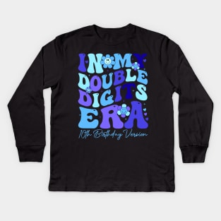 In my double digits era Kids Long Sleeve T-Shirt